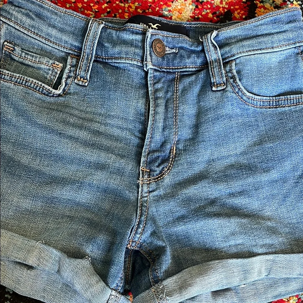 American Eagle Outfitters Blue Jean Shorts Casual Summer Style